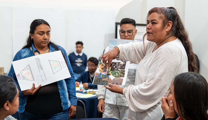 Six Iztapalapa education communities participate in collaborative creation of murals